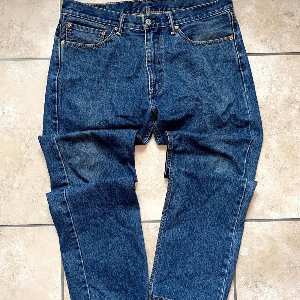 Levis 505 Denim Jeans- Size 36x29